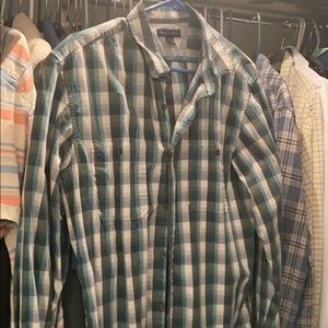 LS Banana Republic Cotton Shirt Large